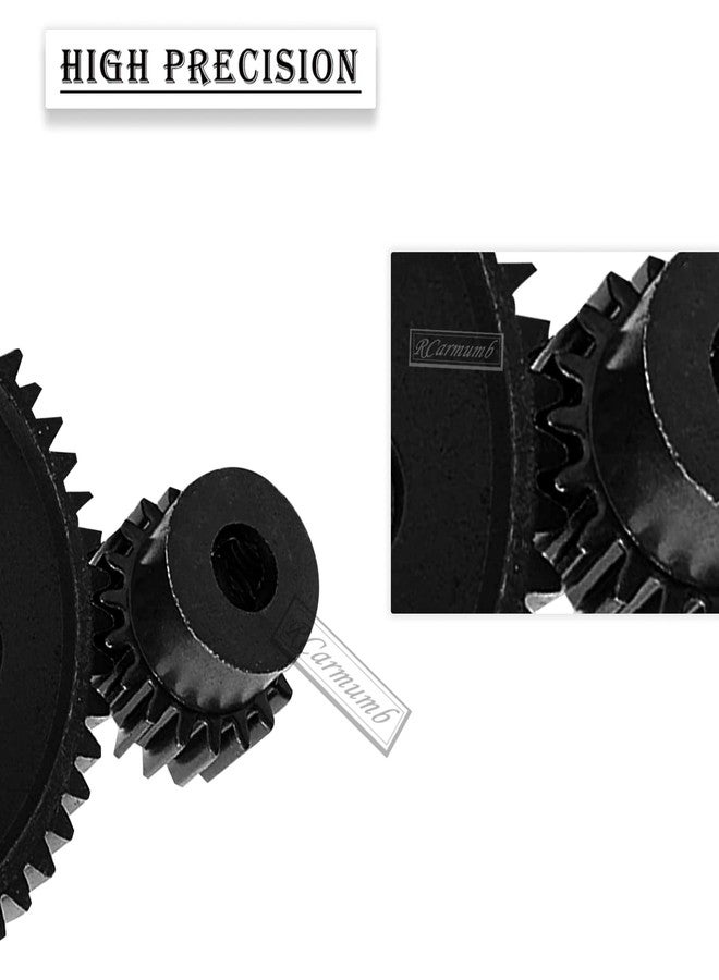 Rcarmumb 35T Spur Gear Upgrades Part For 1/5 X-Maxx 6S Monster Truck,1/5 X-Maxx 8S Monster Truck,Medium Carbon Steel 35T 1.5 Spur Gear with Pinion Gear(27T/28T/29T/30T) Hops Up - Image 3